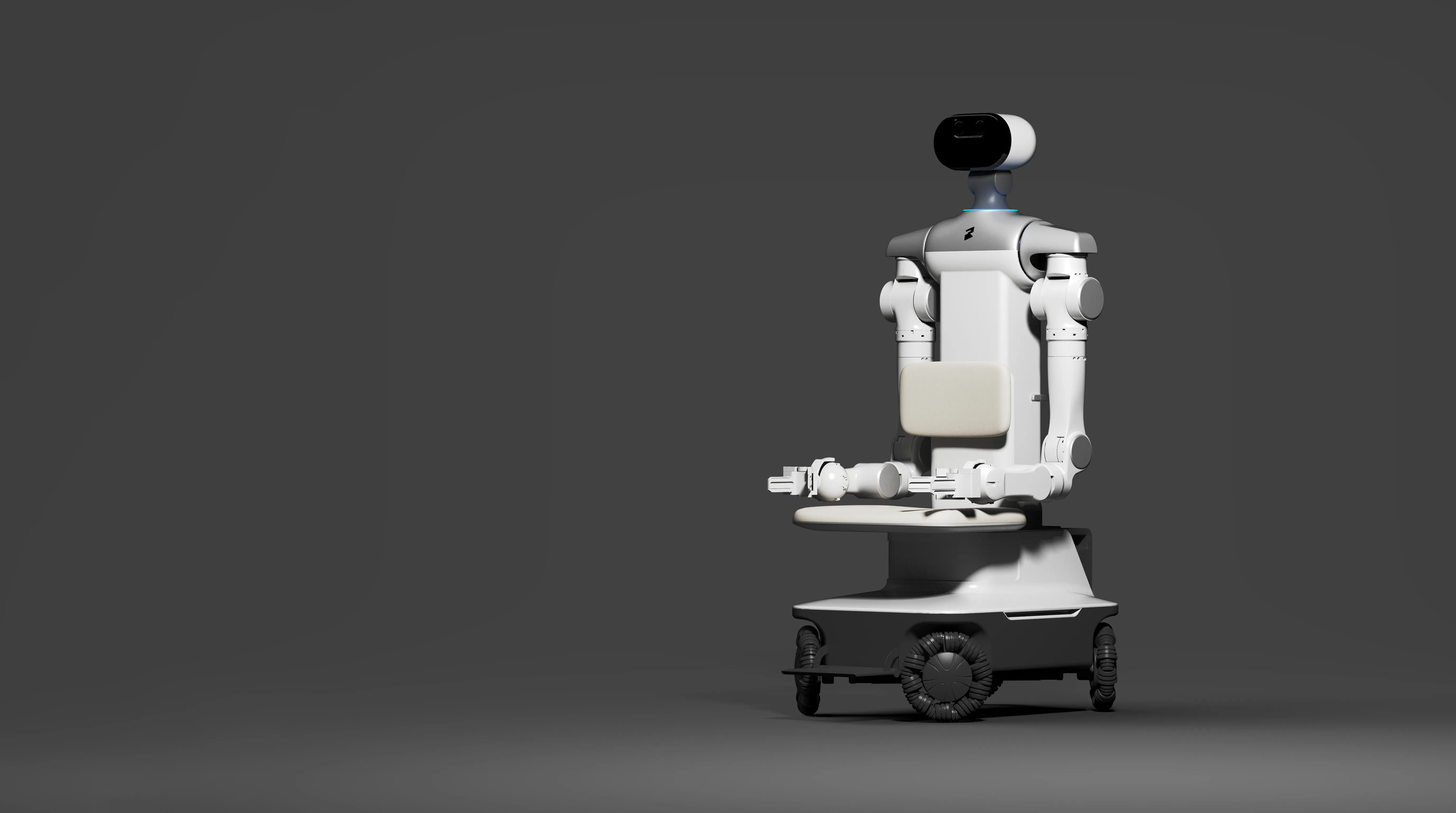 Official RobotGym image of the QiJia Q1 Eldercare and Nursing Robot