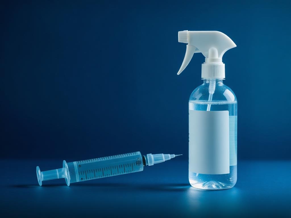 Illustrative rendering of wound cleansers and irrigation solutions