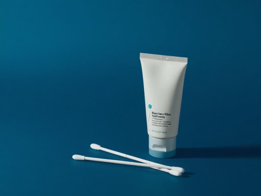 Illustrative rendering of periwound skin protectants and barriers